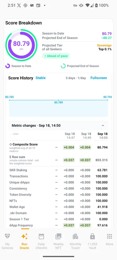 Seeker Airdrop Oracle screenshot 3