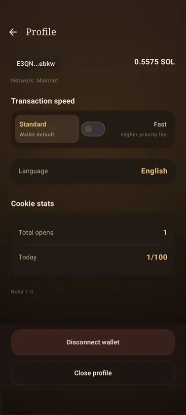 Open Cookie screenshot 4