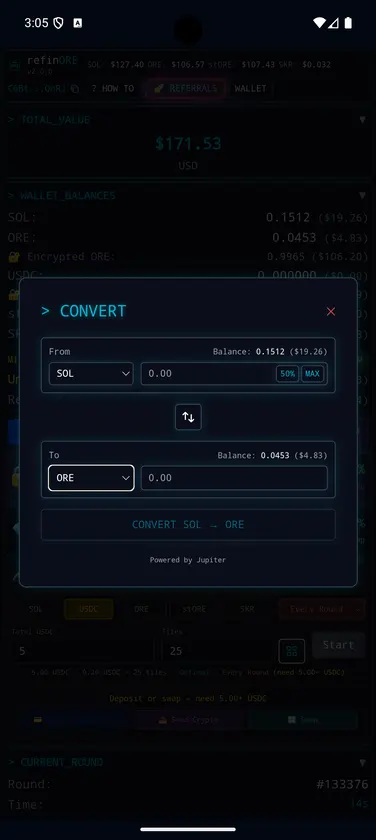 RefinORE AutoMiner screenshot 4