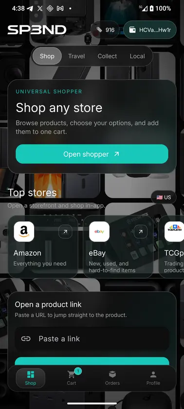 SP3ND screenshot 1
