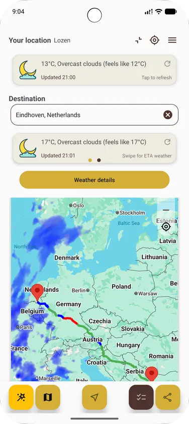 WeatherRoute screenshot 6
