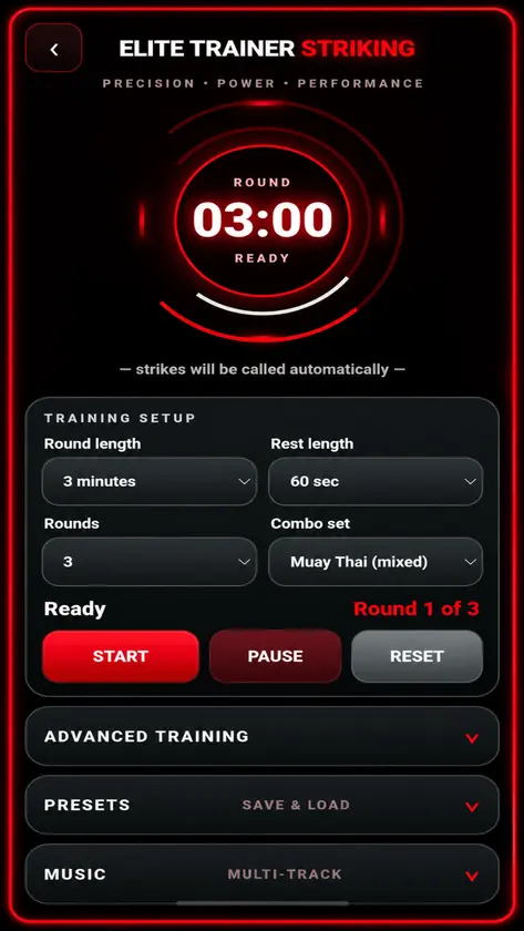 Elite Trainer Striking screenshot 1