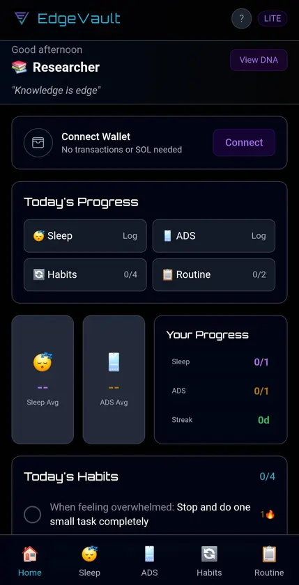 EdgeVault Lite screenshot 1