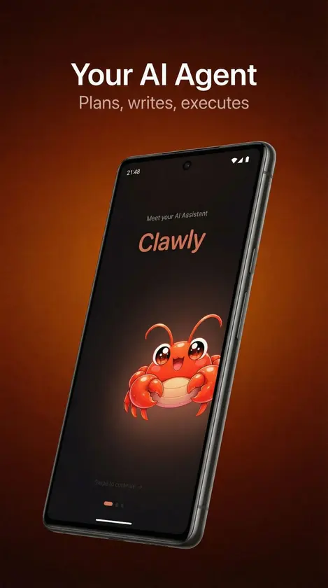 Clawly AI - OpenClaw dApp screenshot 1