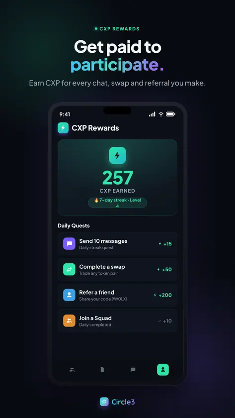 Circle3: Crypto Social screenshot 5