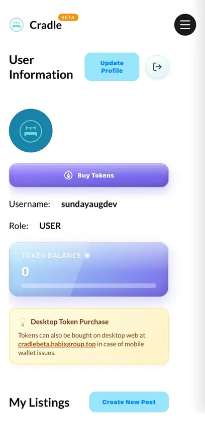 Cradle screenshot 2