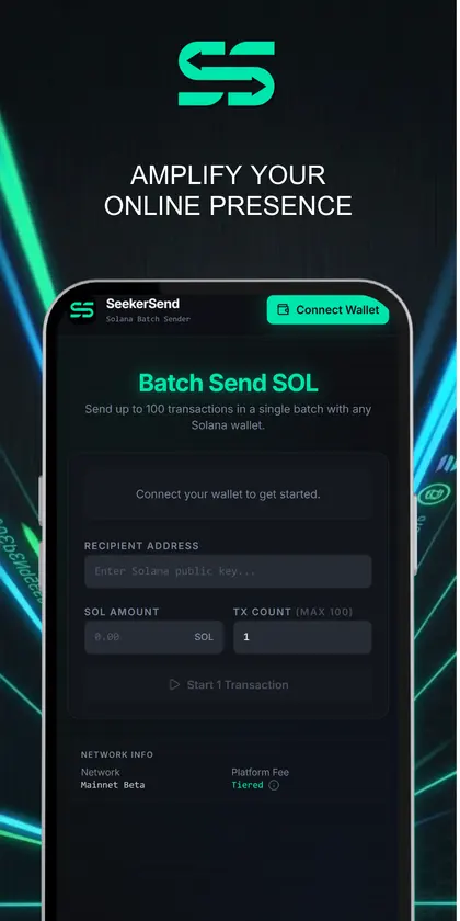 SeekerSend screenshot 1