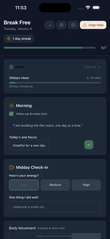 Breakfree:Quit Addiction screenshot 3