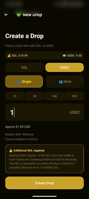 ShadowDrop screenshot 1