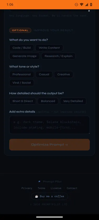 Prompt Pilot screenshot 3