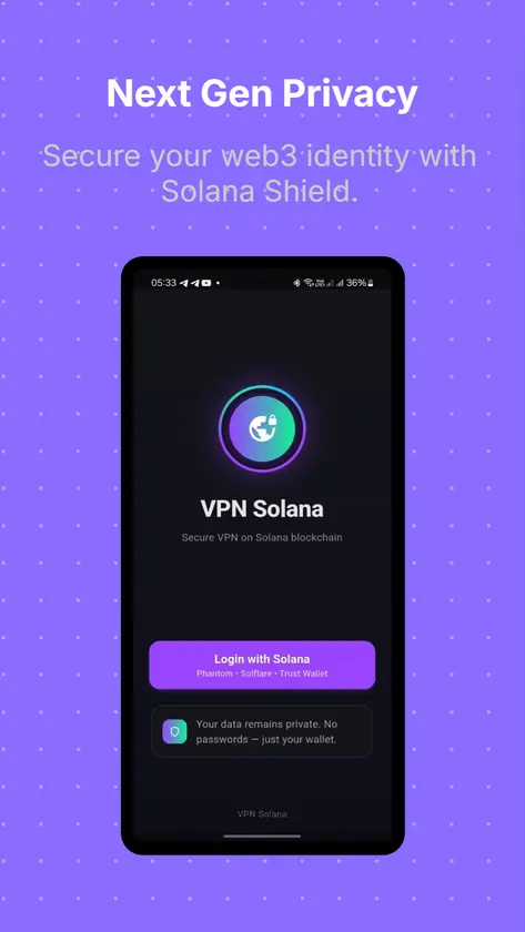 Solana Shield VPN screenshot 1