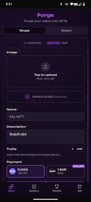 Forge NFT Engine screenshot 1