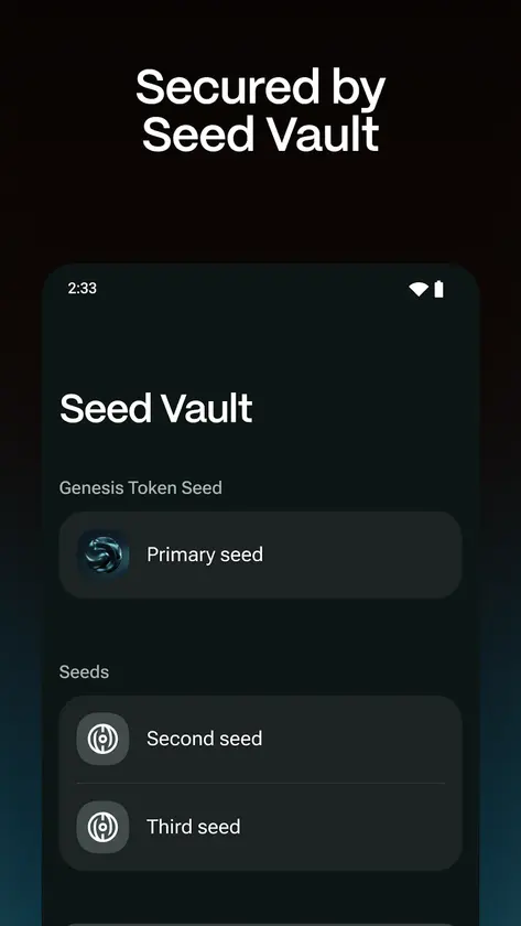 Seed Vault Wallet screenshot 2