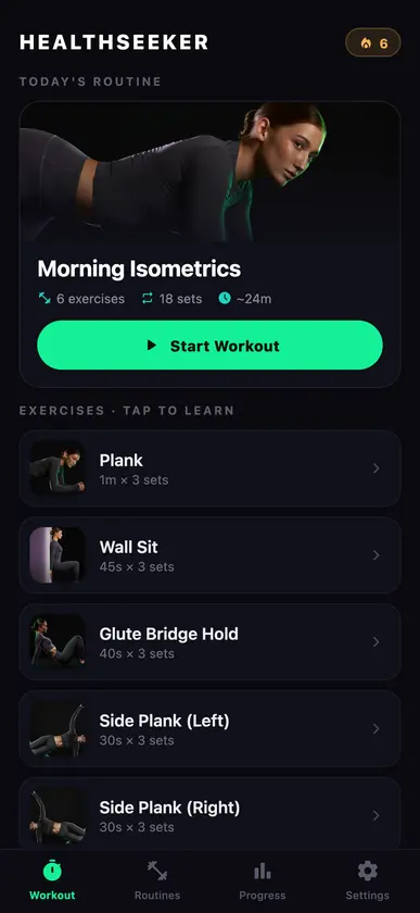 HealthSeeker screenshot 1