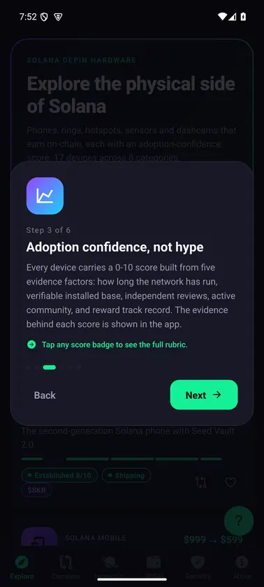 Seeker DePIN Explorer screenshot 1