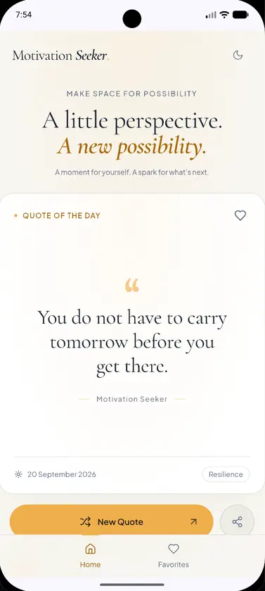 motivation seeker screenshot 1