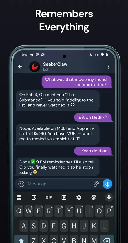 SeekerClaw screenshot 4