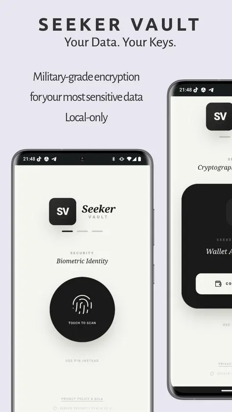 Seeker Vault: Local Safe screenshot 1