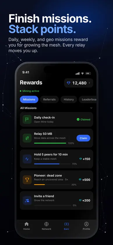 MINE - Offline Network screenshot 3