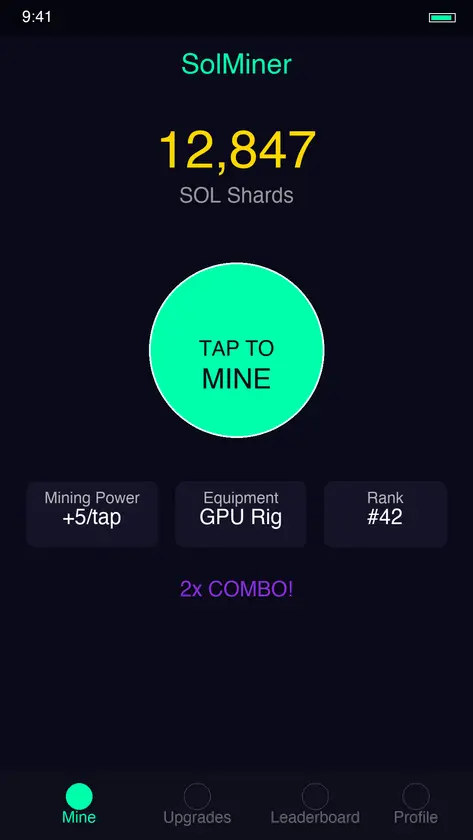 SolMiner screenshot 1