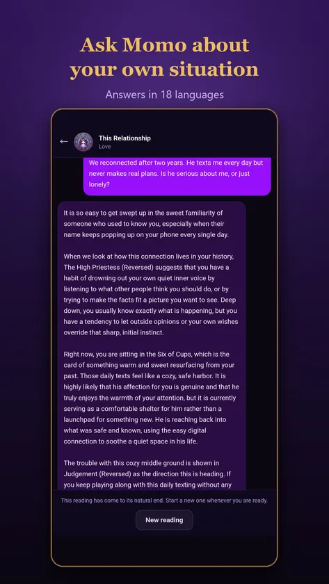 Momo's Tarot screenshot 5