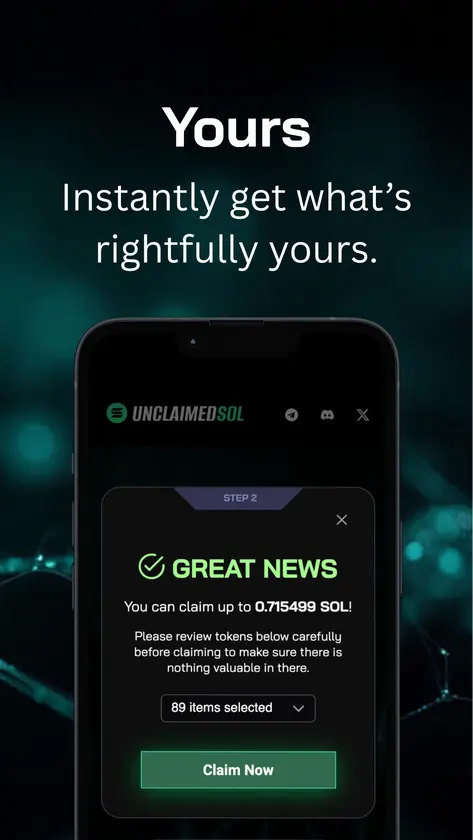 Unclaimed SOL screenshot 3