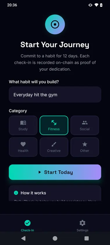 Daily Check-In screenshot 2