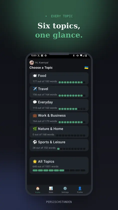 Persischstunden — Learn screenshot 1