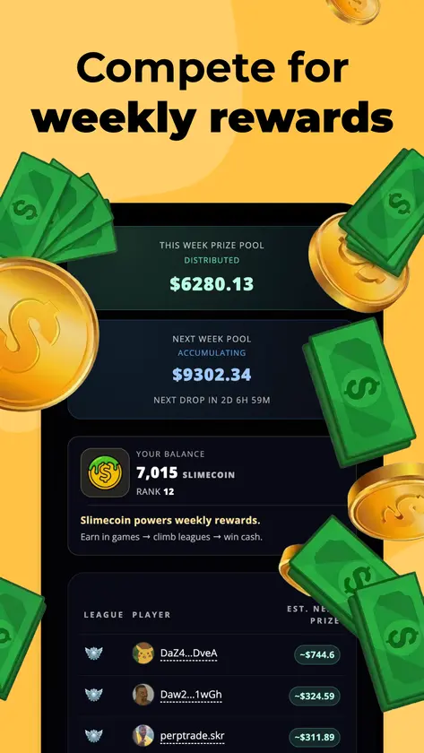 Slimecoin: Play for Cash screenshot 5
