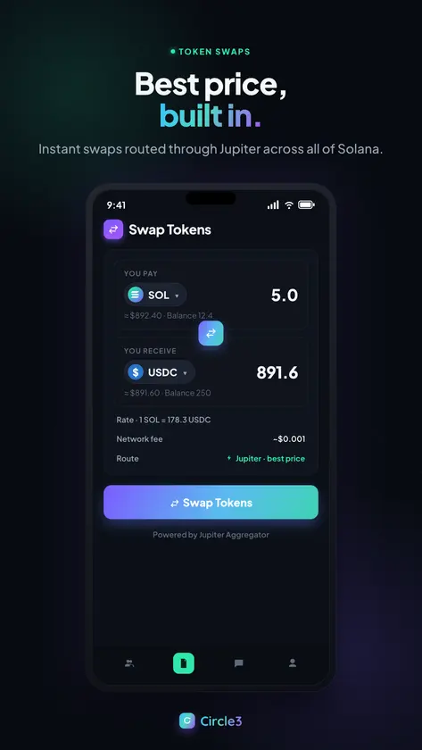Circle3: Crypto Social screenshot 6