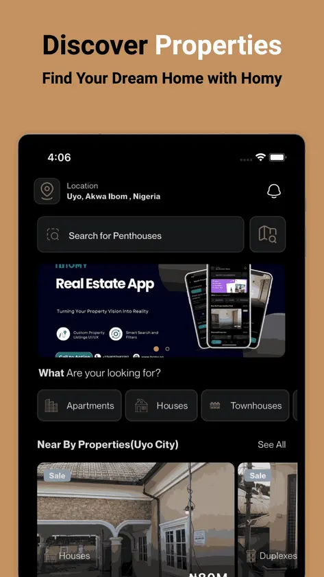 Homy screenshot 1