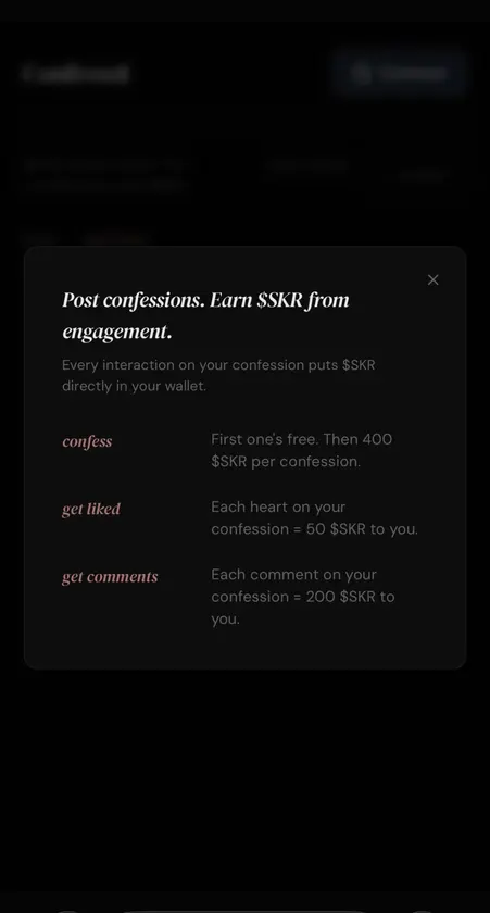 Confessol screenshot 2