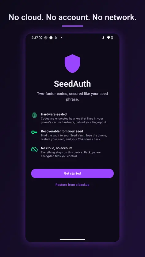 SeedAuth screenshot 3