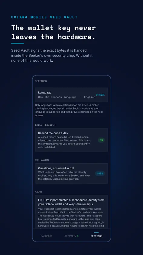 FLOP Passport screenshot 5