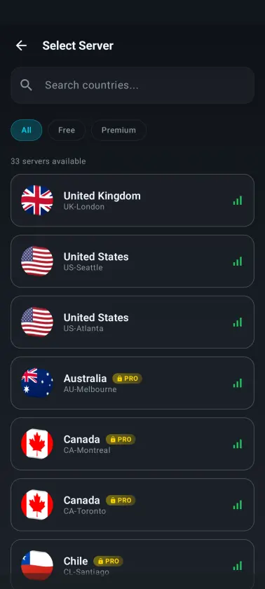 SEEK VPN screenshot 2