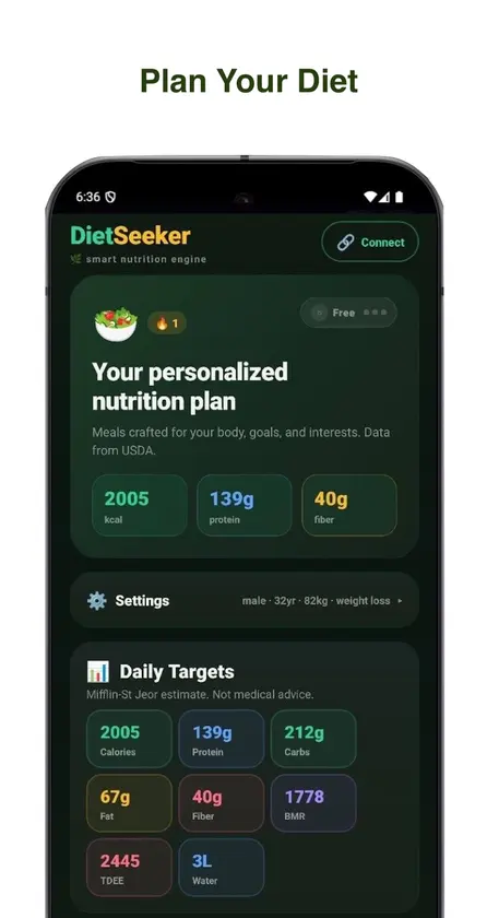 DietPlanner screenshot 1