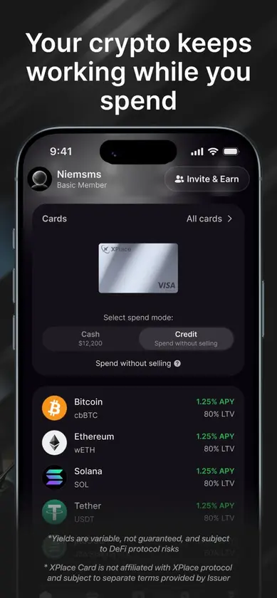 XPlace Credit Card screenshot 2