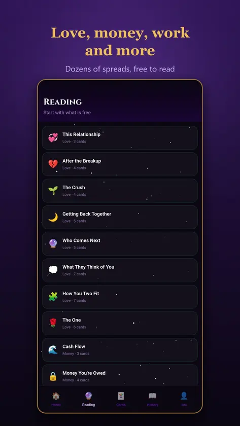 Momo's Tarot screenshot 2