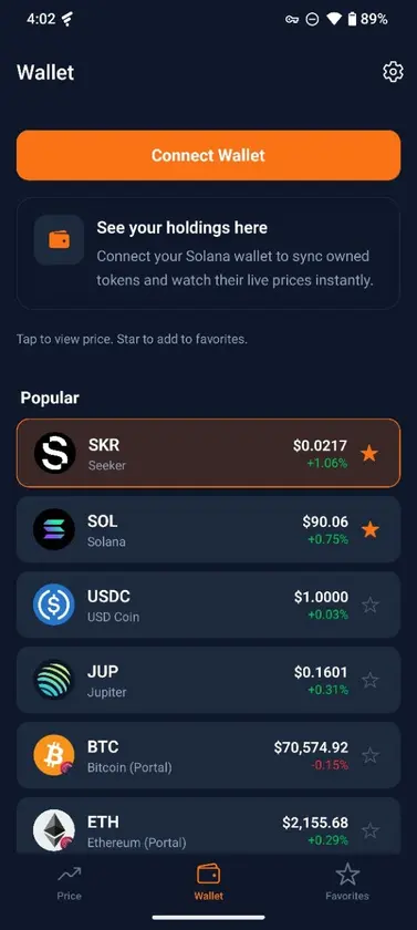 TokenWidget screenshot 3