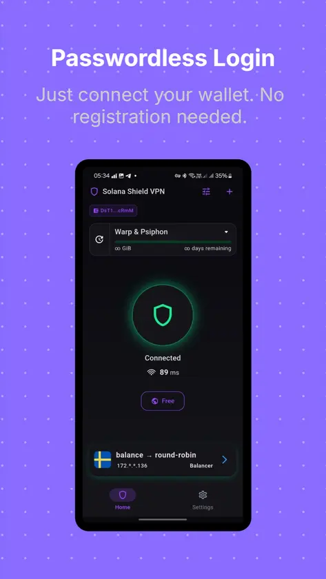 Solana Shield VPN screenshot 2