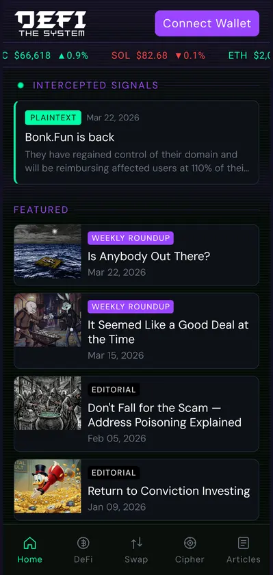 DeFi the System screenshot 1