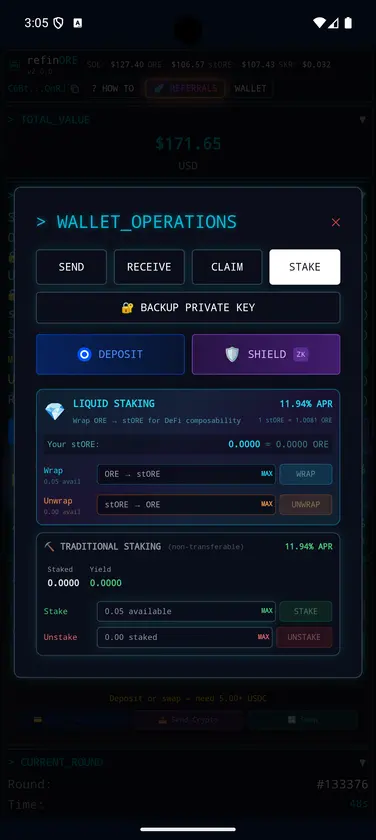 RefinORE AutoMiner screenshot 5
