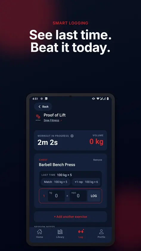 Proof of Lift: Workout screenshot 3