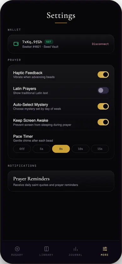 Sol Rosary screenshot 4