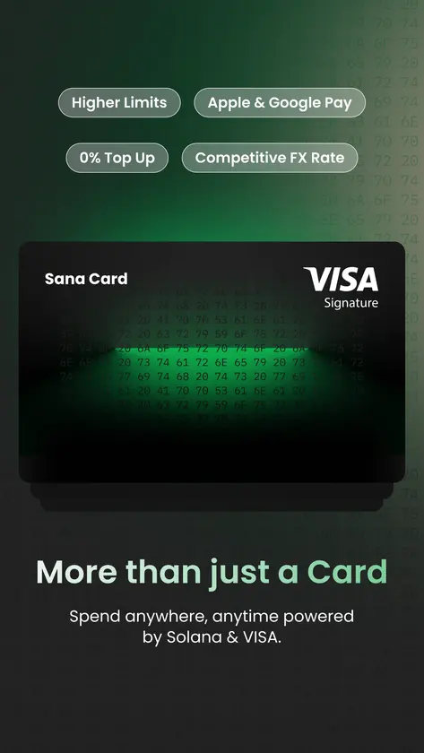 Sana Onchain Money App screenshot 2
