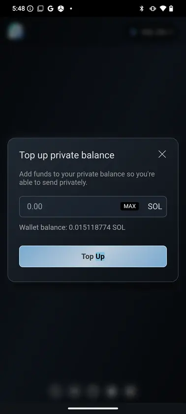 Privacy Cash screenshot 2