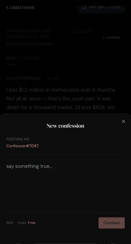 Confessol screenshot 3