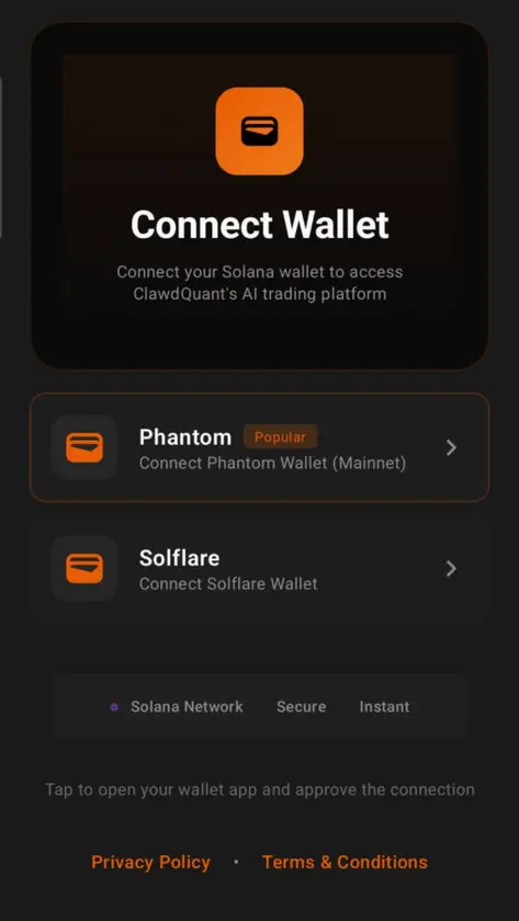 ClawdQuant screenshot 1